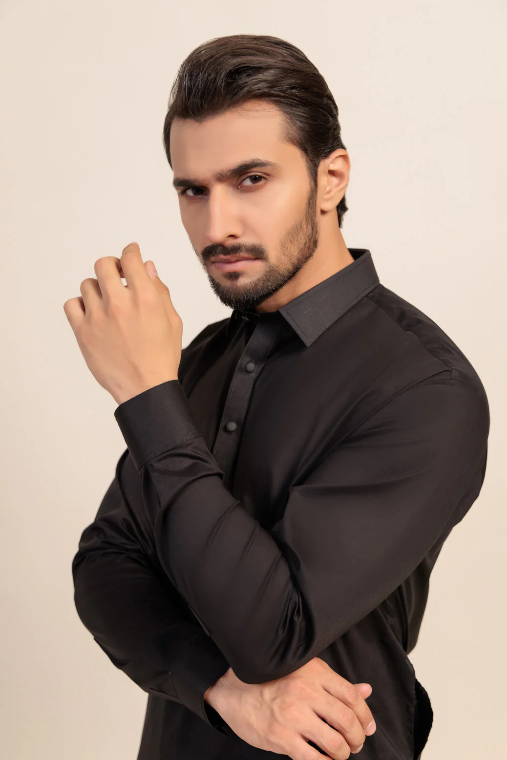 BLACK-BLENDED-SHALWAR SUIT - (GSSS24-012) - Image 4
