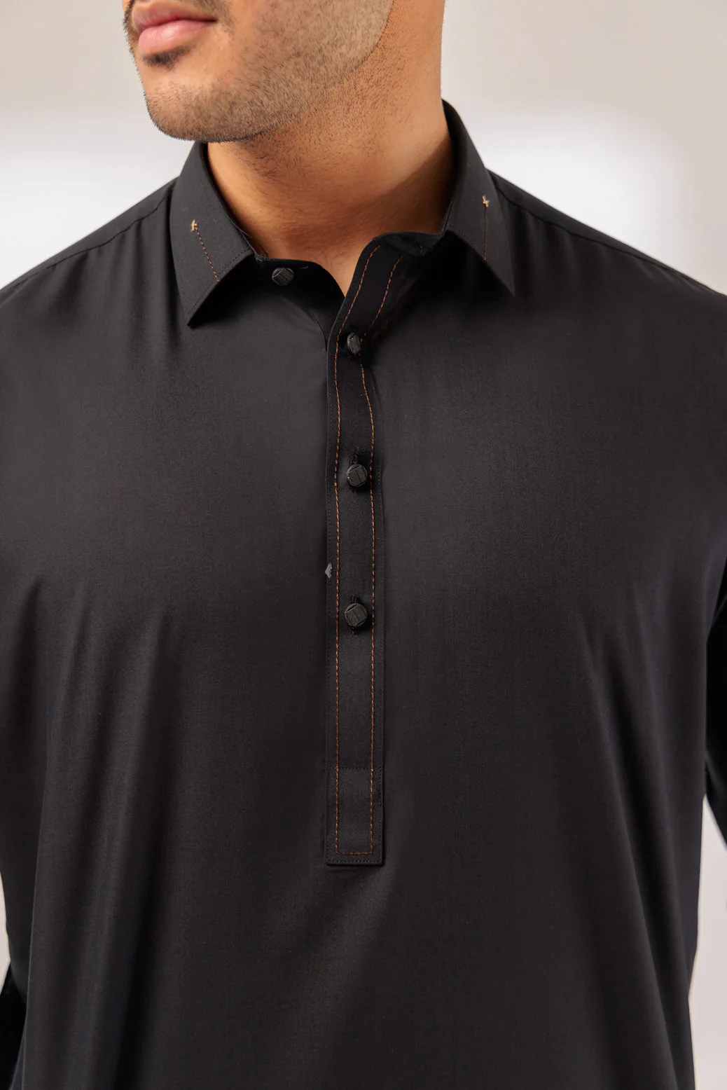 BLACK-BLENDED-SHALWAR SUIT - (GSSS24-022) - Image 2