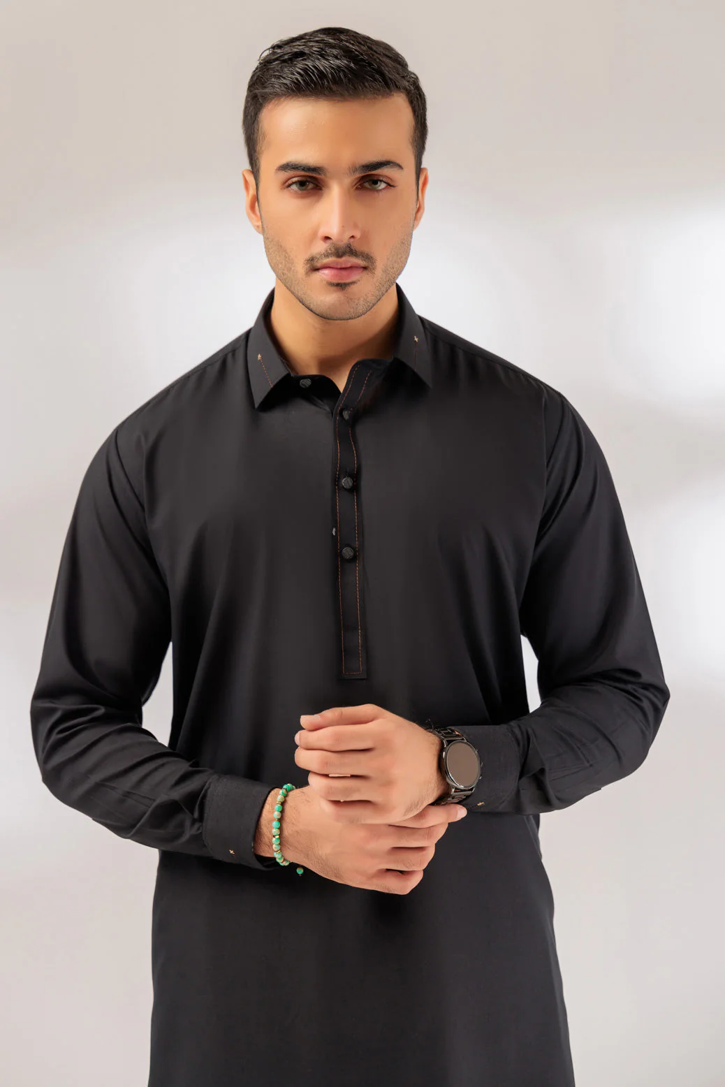 BLACK-BLENDED-SHALWAR SUIT - (GSSS24-022) - Image 3