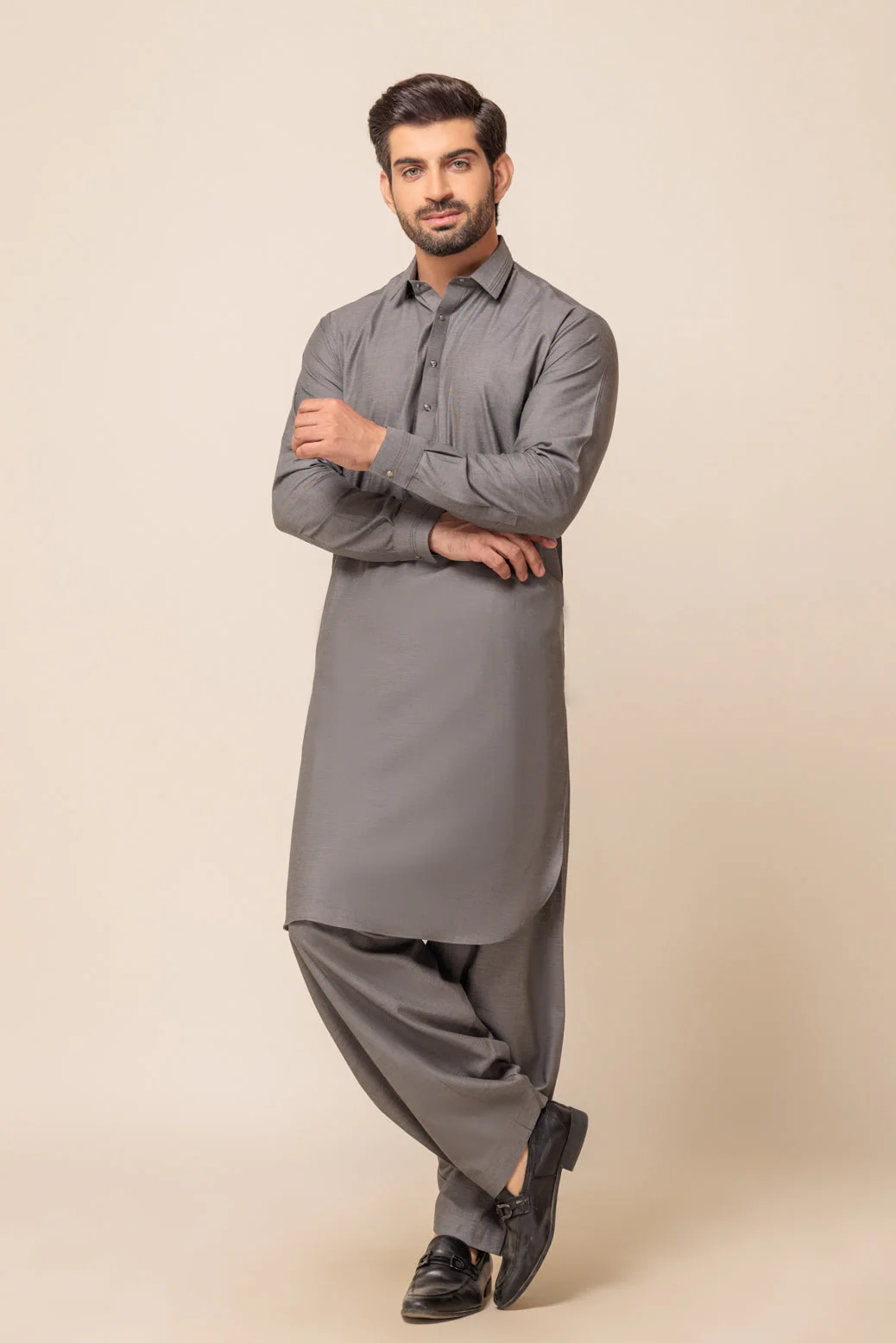 BLACK-BLENDED-SHALWAR SUIT - (GSSW23-009) - Image 3