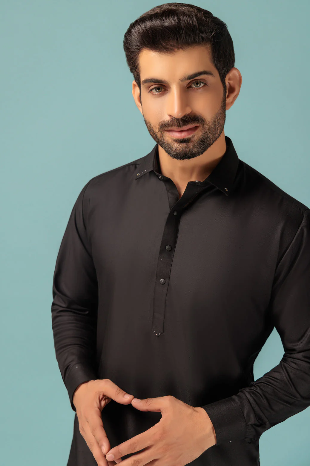 BLACK-BLENDED-SHALWAR SUIT - (GSSW23-038) - Image 2