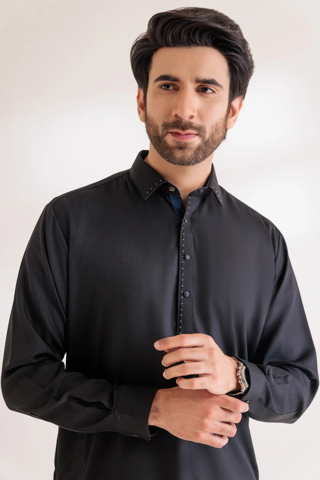 BLACK-BLENDED-SHALWAR SUIT - (GSSW23-065) - Image 2