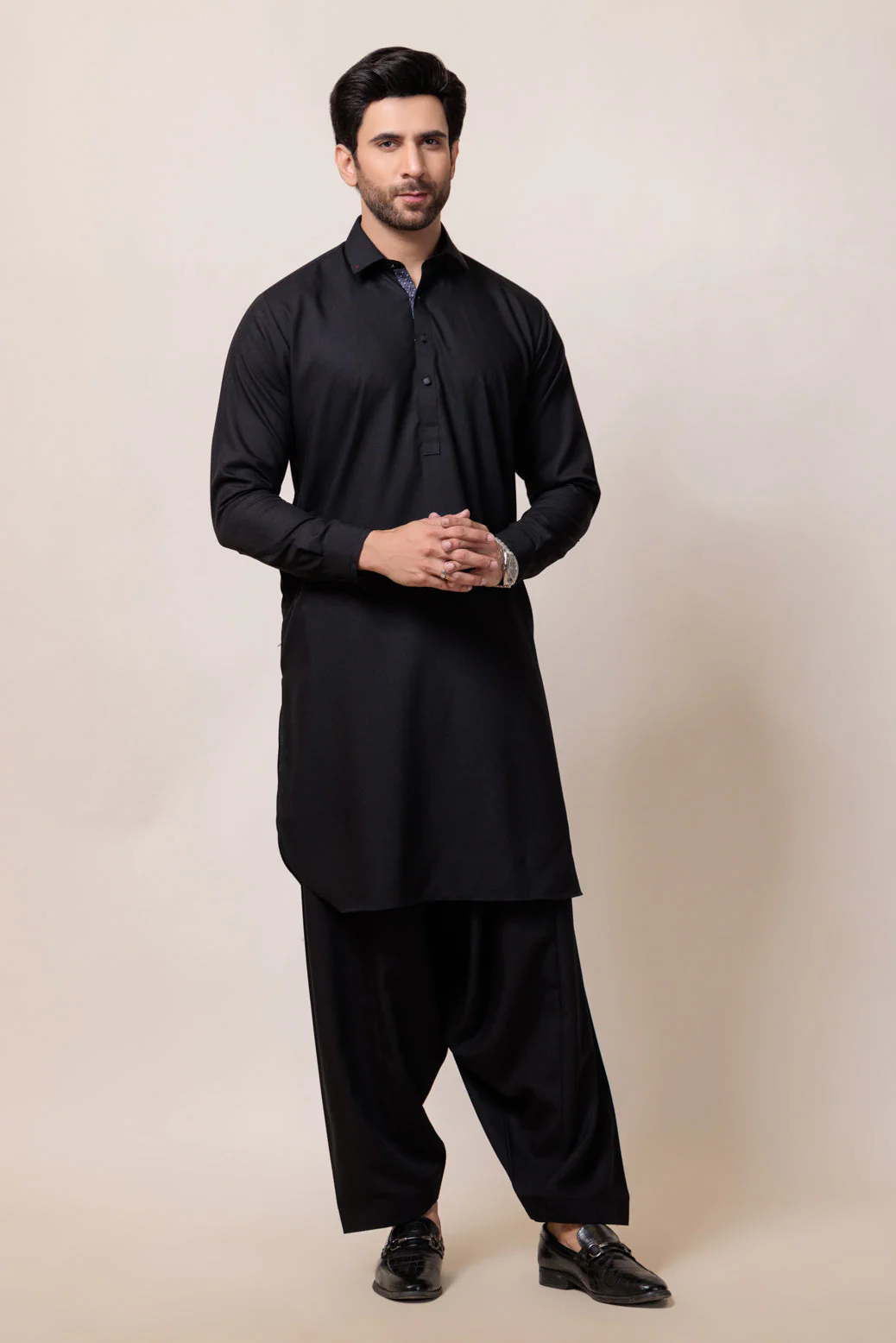 BLACK-BLENDED-SHALWAR SUIT  - (GSSW24-019) - Image 2