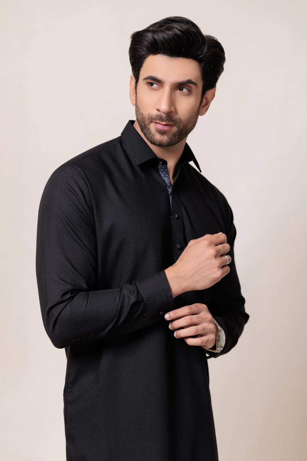 BLACK-BLENDED-SHALWAR SUIT  - (GSSW24-019) - Image 3
