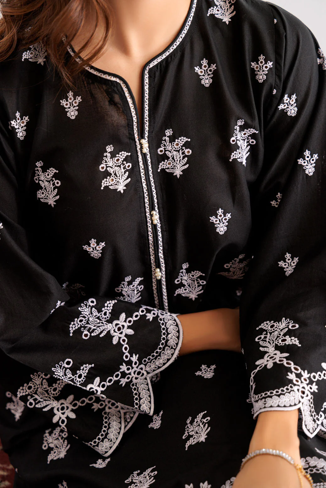 BLACK-CAMBRIC-2 PIECE (BS2242P08) - Image 2