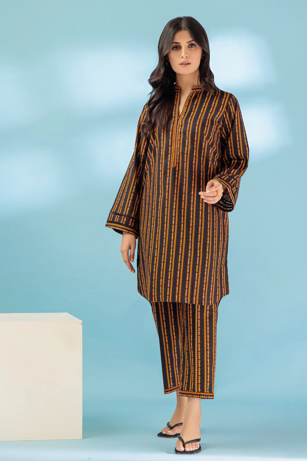 BLACK-CAMBRIC-2 PIECE (PWS2232P09) - Image 2