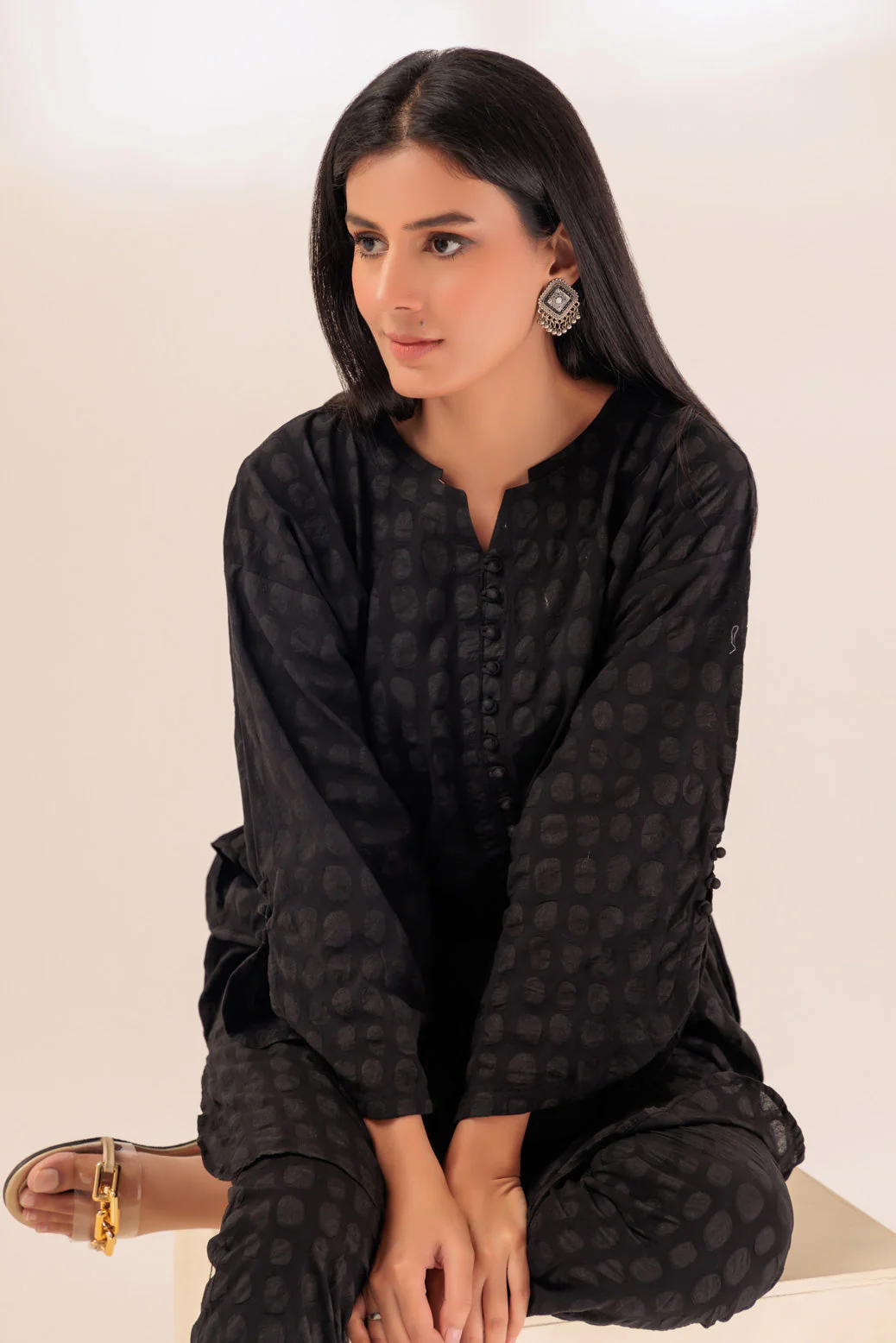 BLACK-CAMBRIC-2 PIECE (PWS6232P34) - Image 3