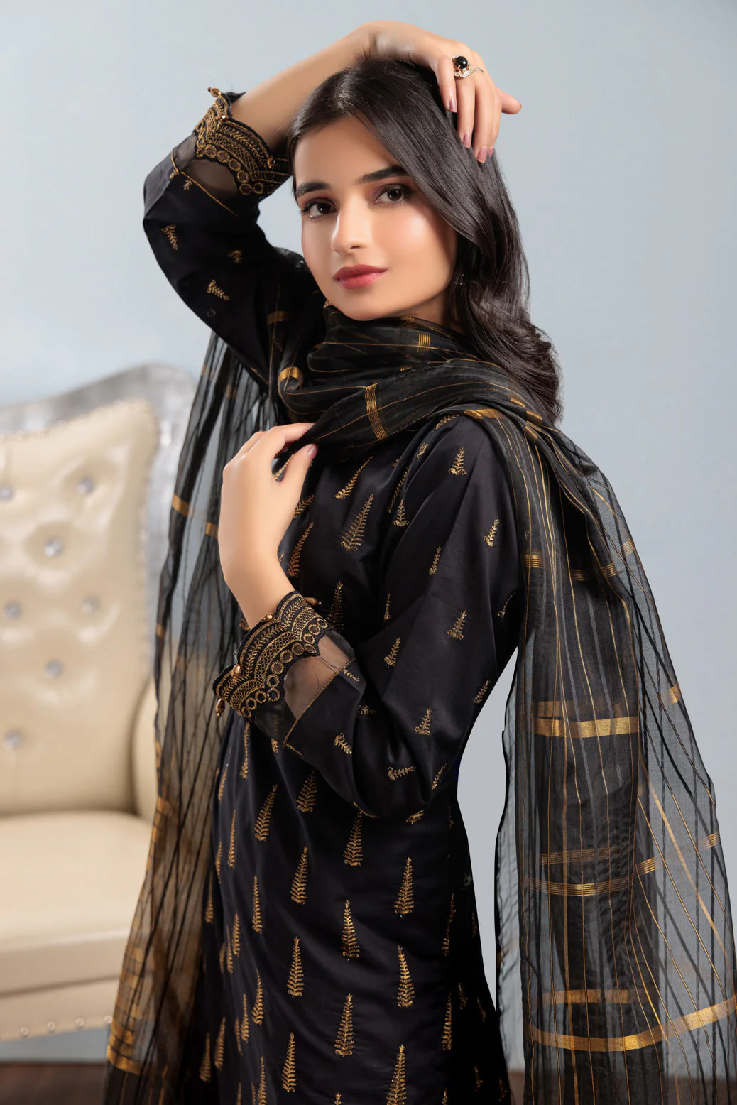 BLACK-CAMBRIC-3-PIECE (WAS223P102) - Image 2