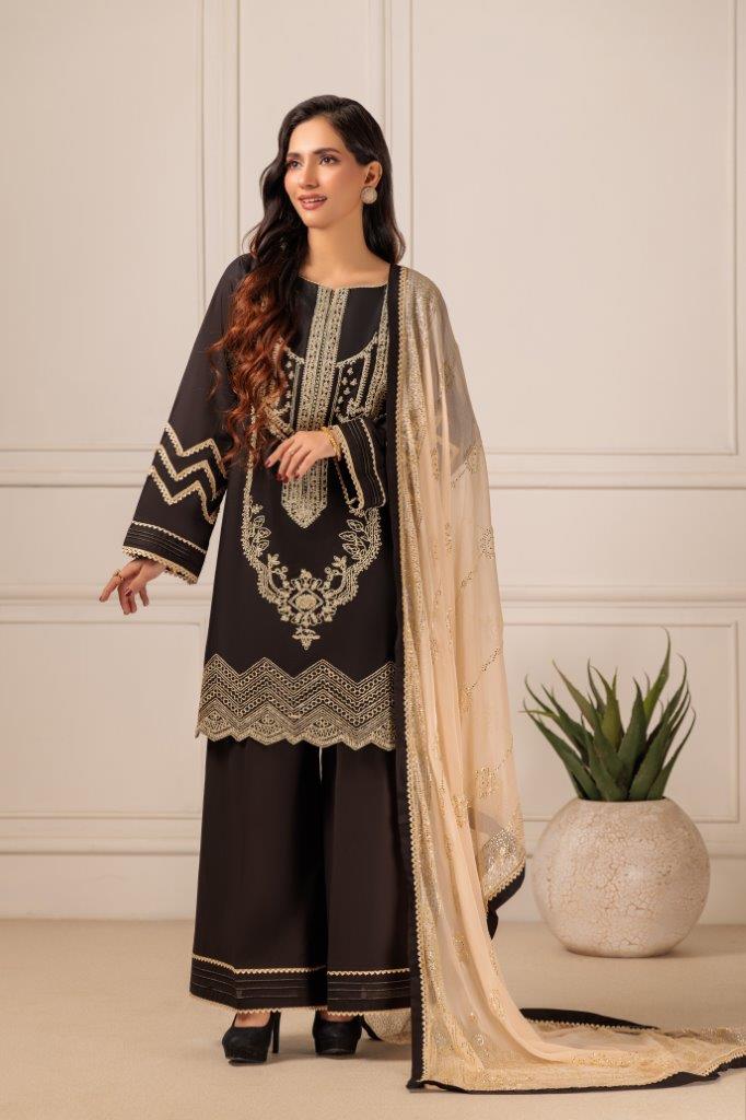 BLACK-CAMBRIC-3 PC (HV1K233P04) - Image 2