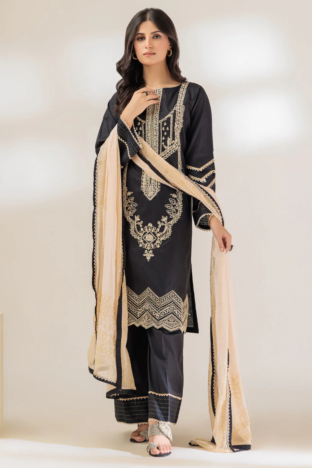 BLACK-CAMBRIC-3 PIECE (BSHS233P25) - Image 3