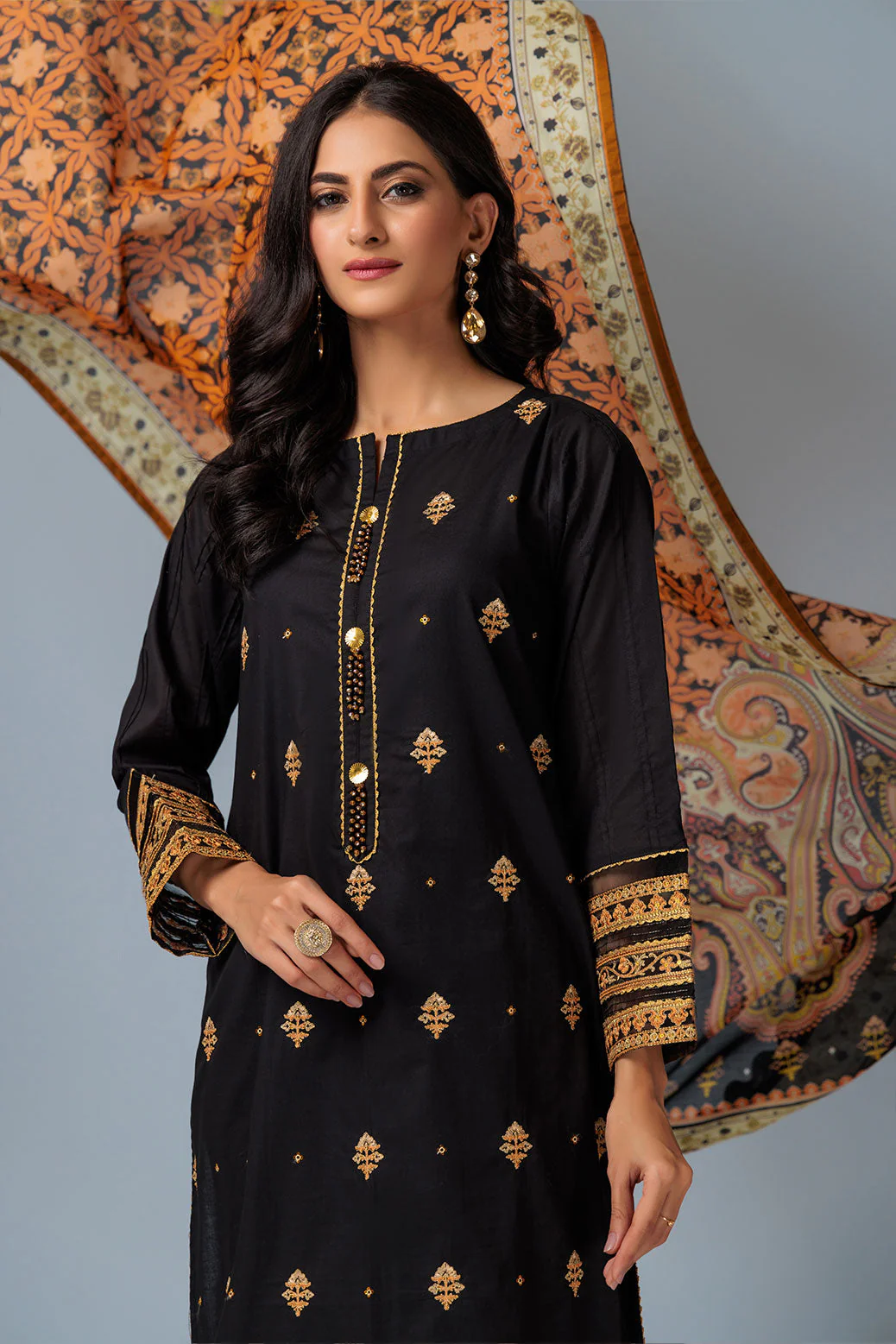 BLACK-CAMBRIC-3 PIECE (SAS233P76) - Image 3