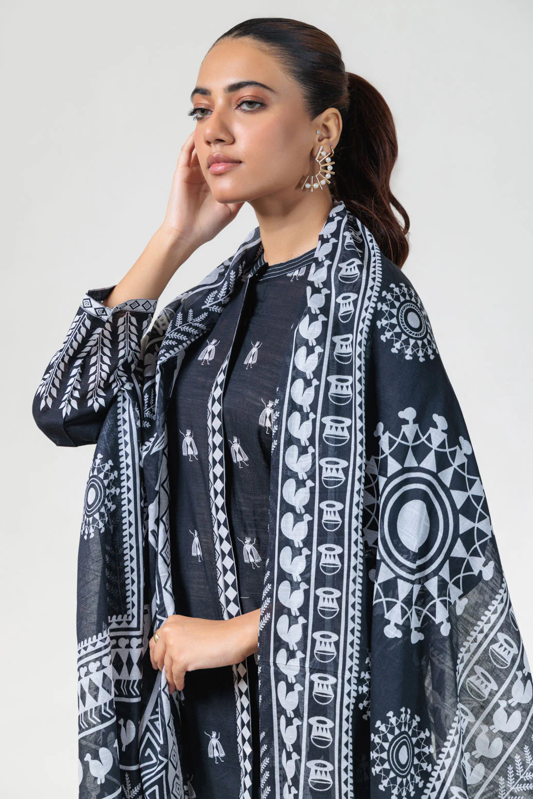 BLACK-CAMBRIC-3 PIECE (WS7243P12) - Image 2