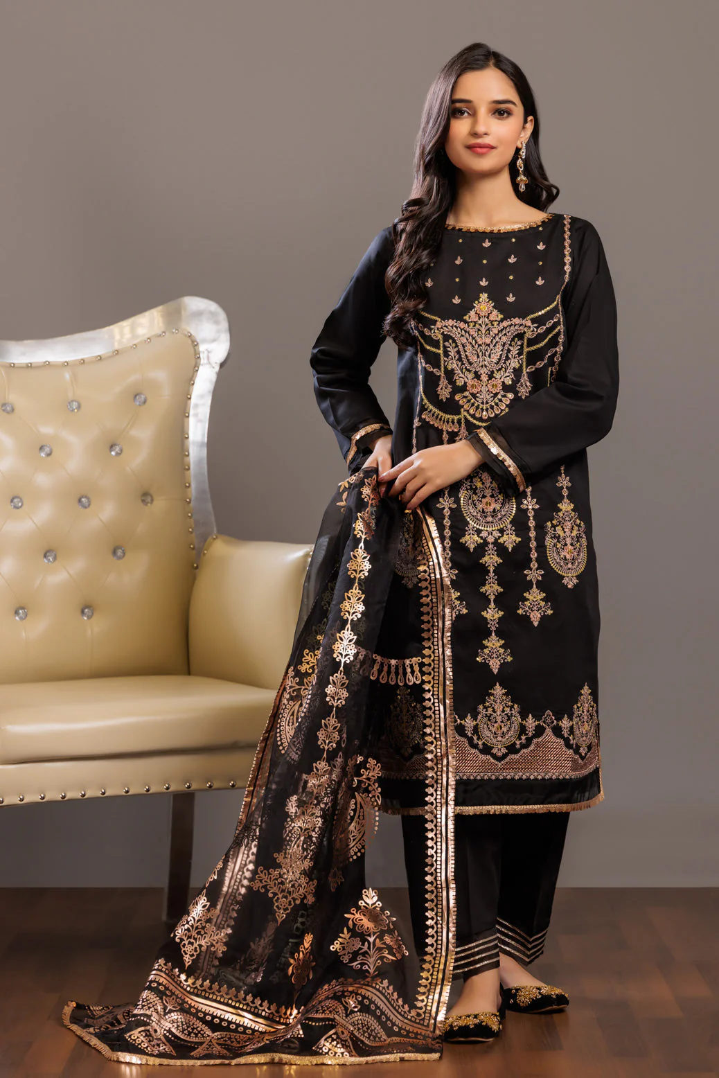 BLACK-CORDUROY-3 PIECE (CD3H223P04) - Image 3