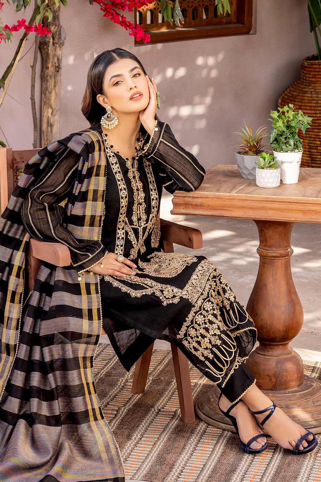 BLACK-COTTON-3 PIECE (BS4H223P01) - Image 3