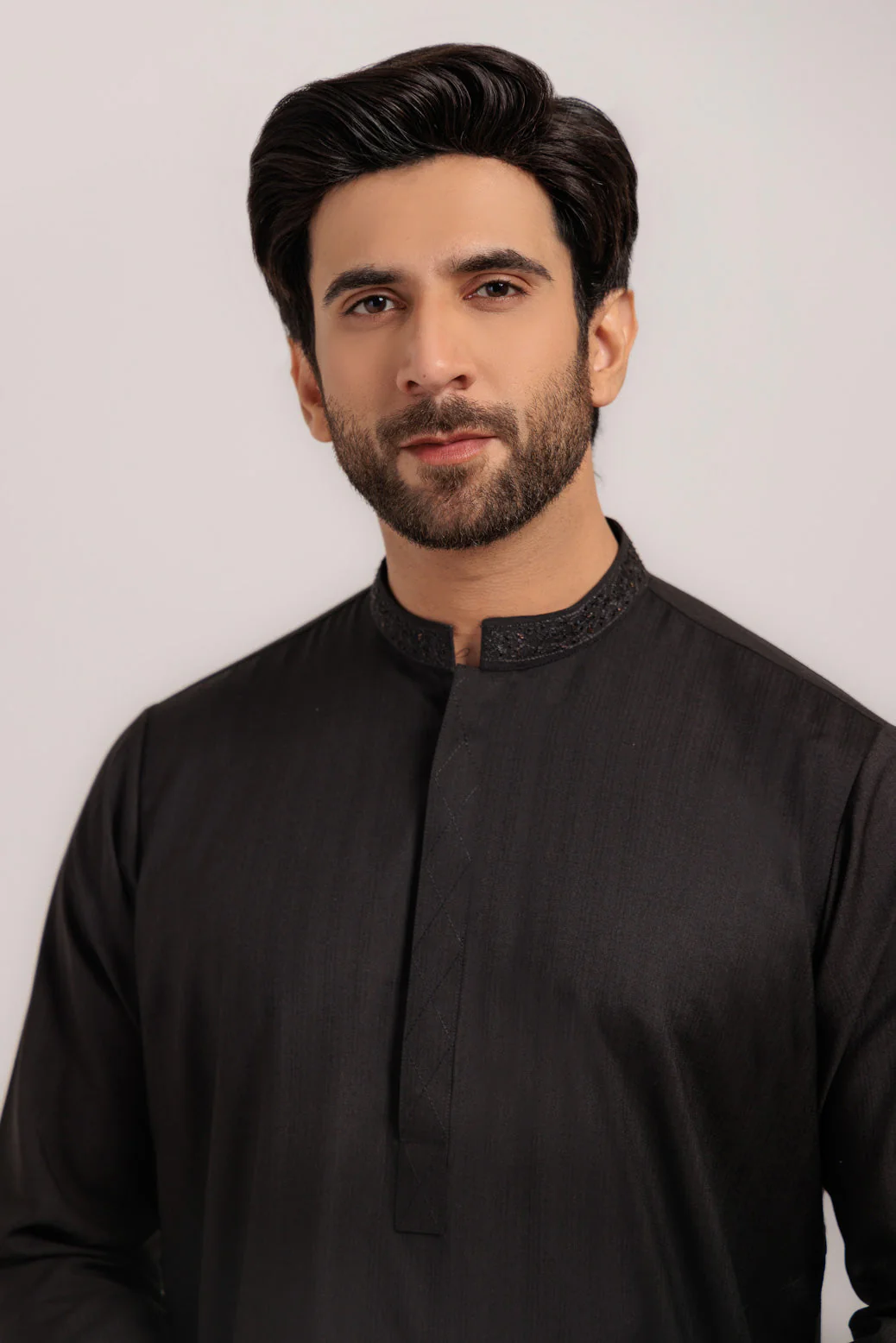 BLACK-DOBBY-KURTA SHALWAR - (KSRW24-028) - Image 3