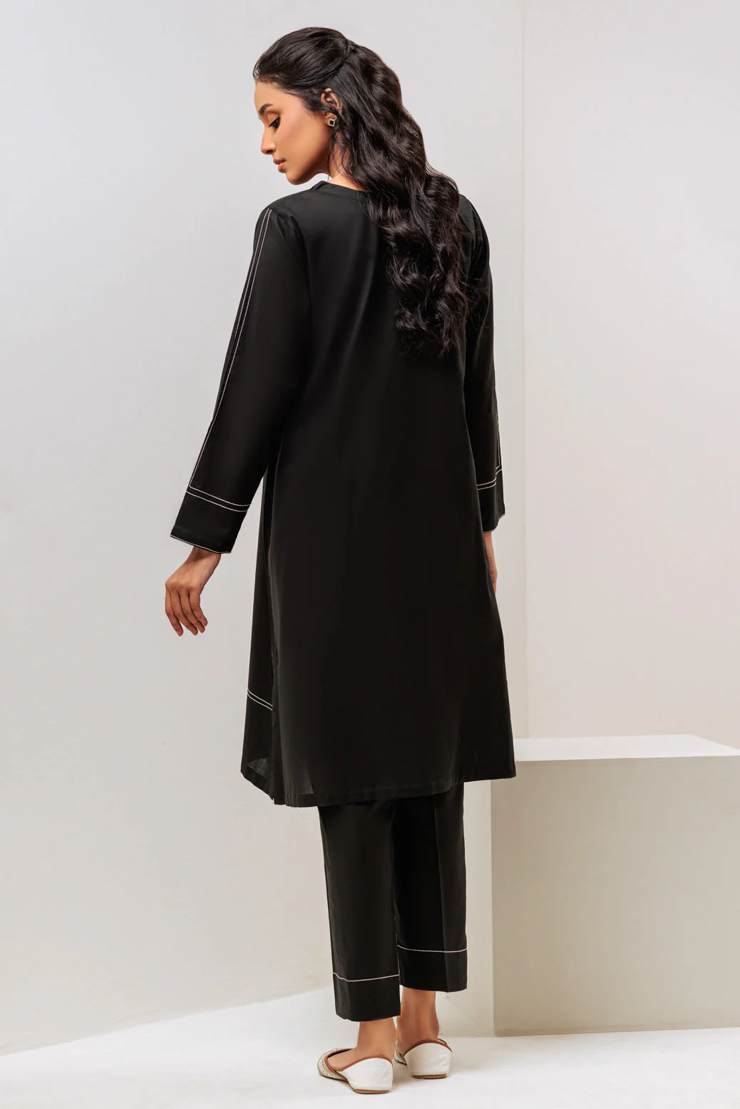 BLACK-DYED DOBBY-2 PIECE (SAS232P34) - Image 5
