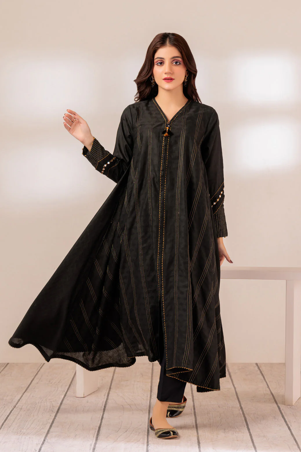 BLACK-JACQUARD-1 PIECE (JAS231P01) - Image 3