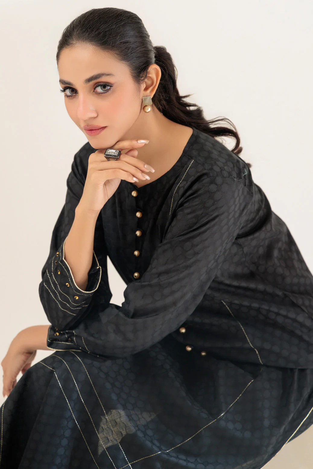 BLACK-JACQUARD-2 PIECE (BSRS232P10) - Image 2