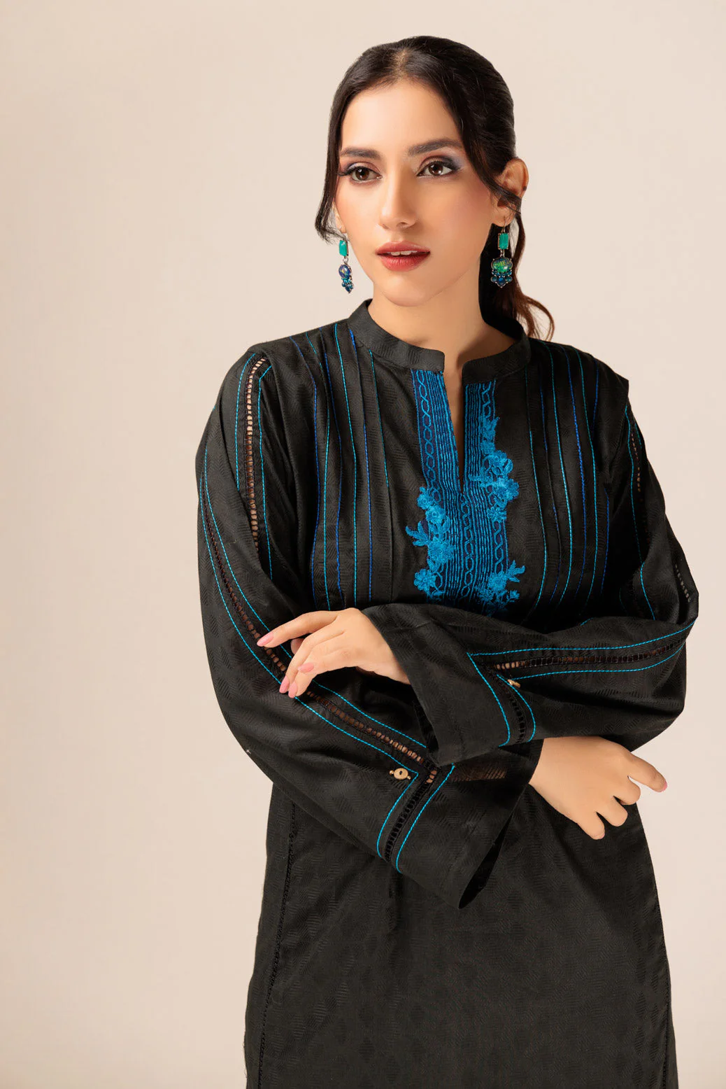 BLACK-JACQUARD-2 PIECE (JAS232P01) - Image 2