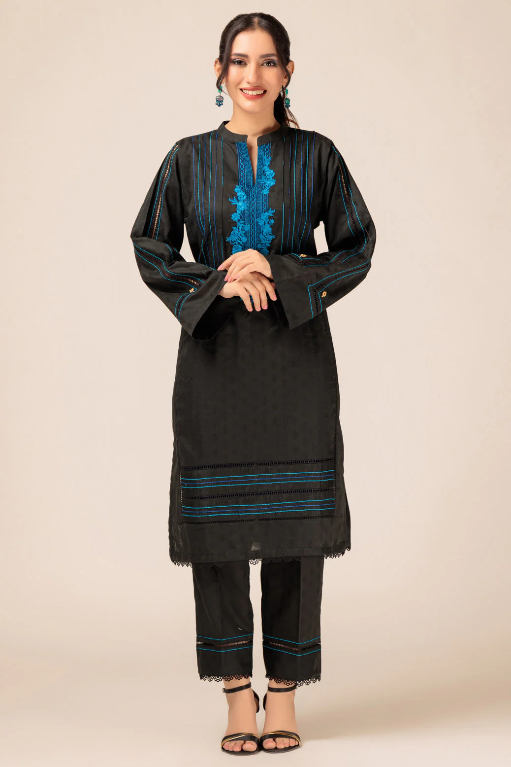 BLACK-JACQUARD-2 PIECE (JAS232P01) - Image 3