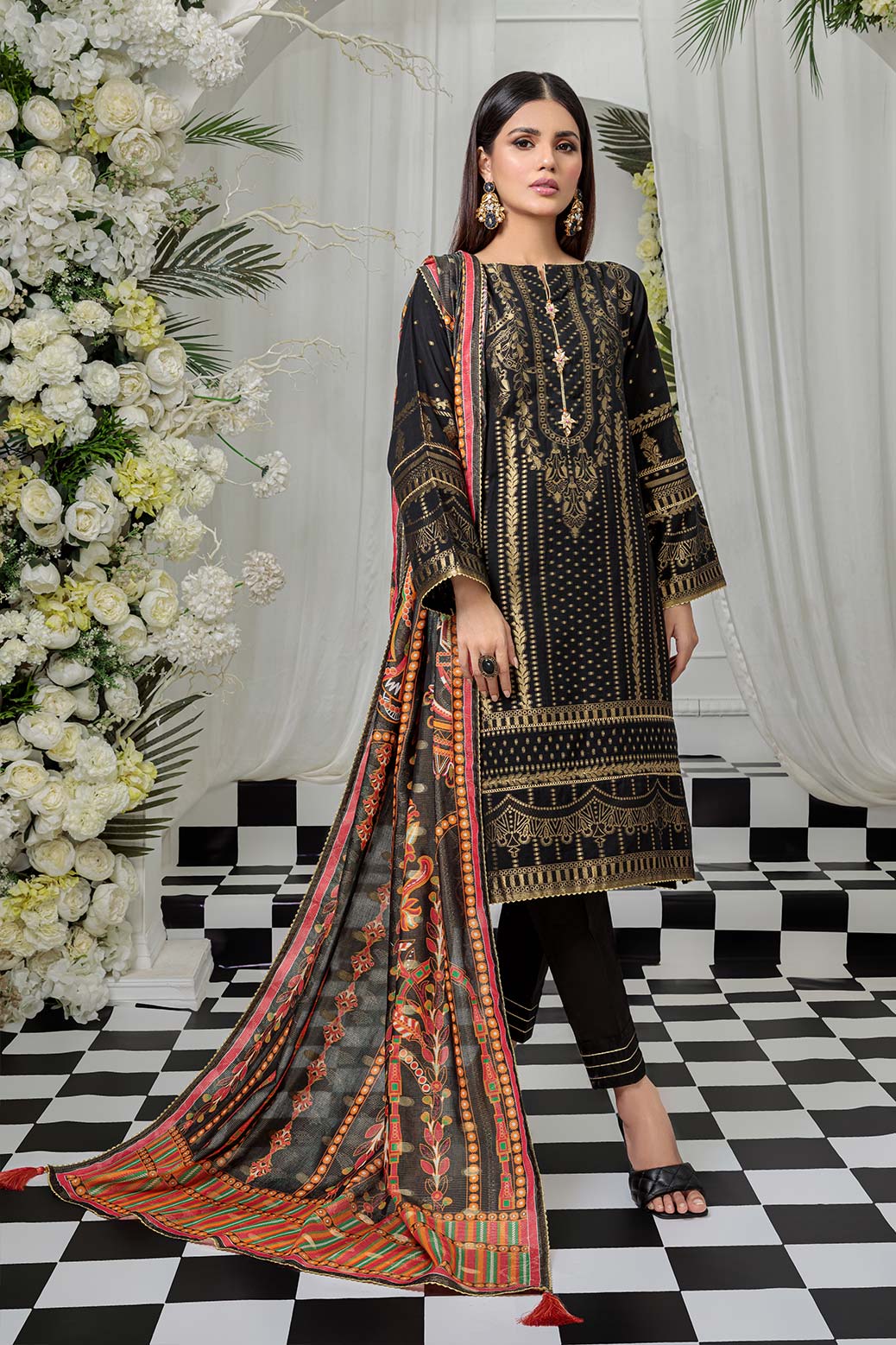 BLACK-JACQUARD-3 PIECE (ARNS223P26) - Image 4