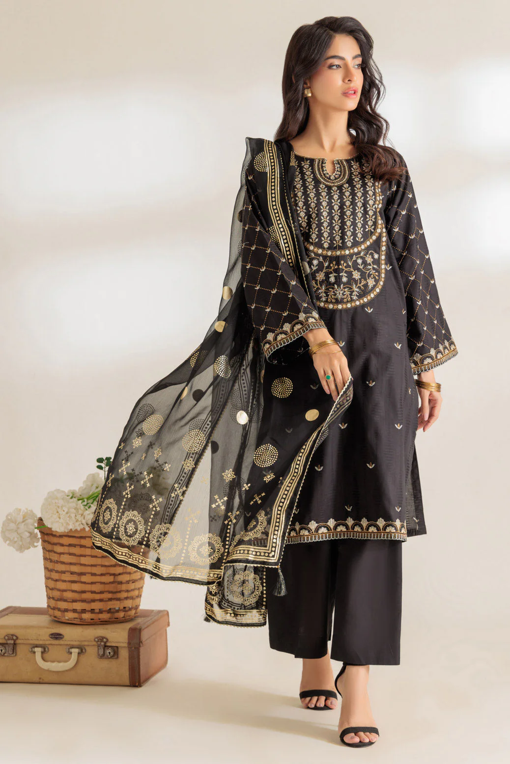 BLACK-JACQUARD-3 PIECE (BS5243P12) - Image 4