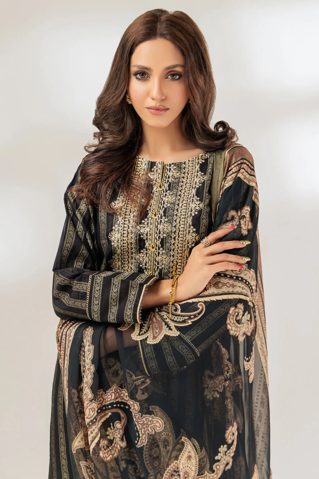 BLACK-JACQUARD-3 PIECE (BSHS233P11) - Image 4