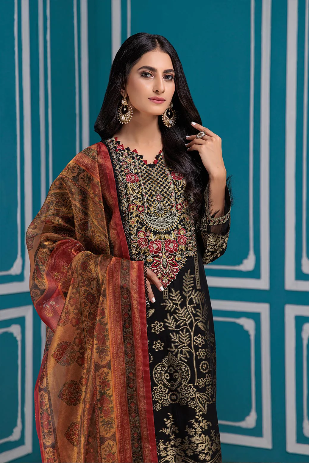 BLACK-JACQUARD-3 PIECE (BU1H223P07) - Image 2