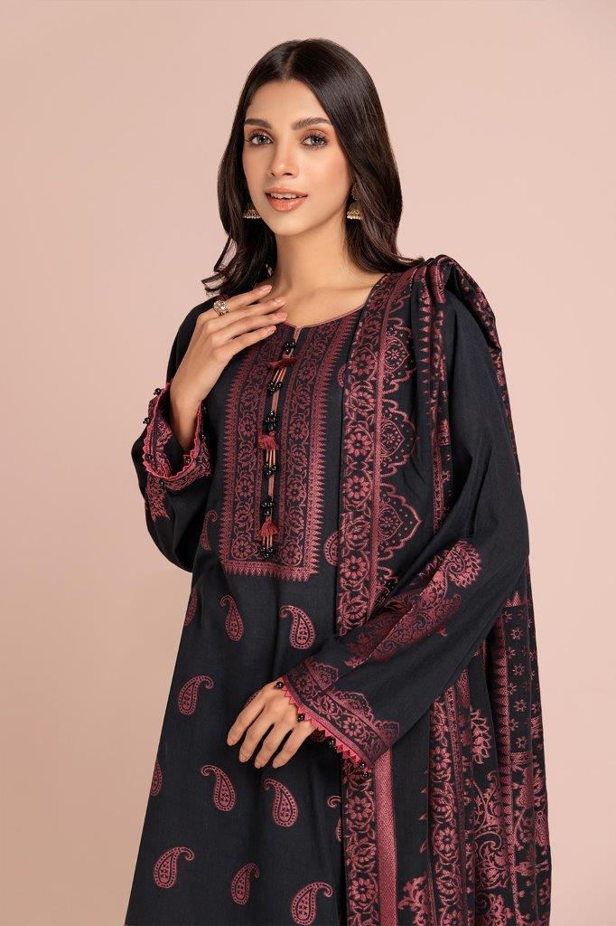 BLACK-JACQUARD-3 PIECE (JRS233P12) - Image 2