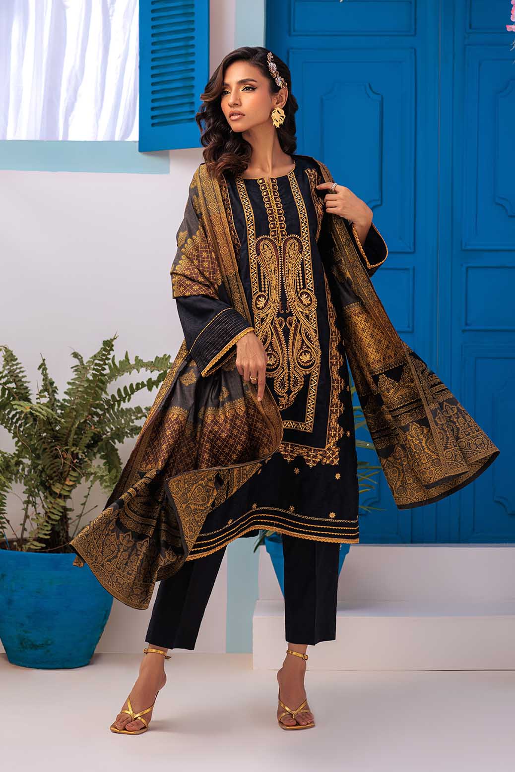 BLACK-JACQUARD-3 PIECE (PWS5233P25) - Image 4