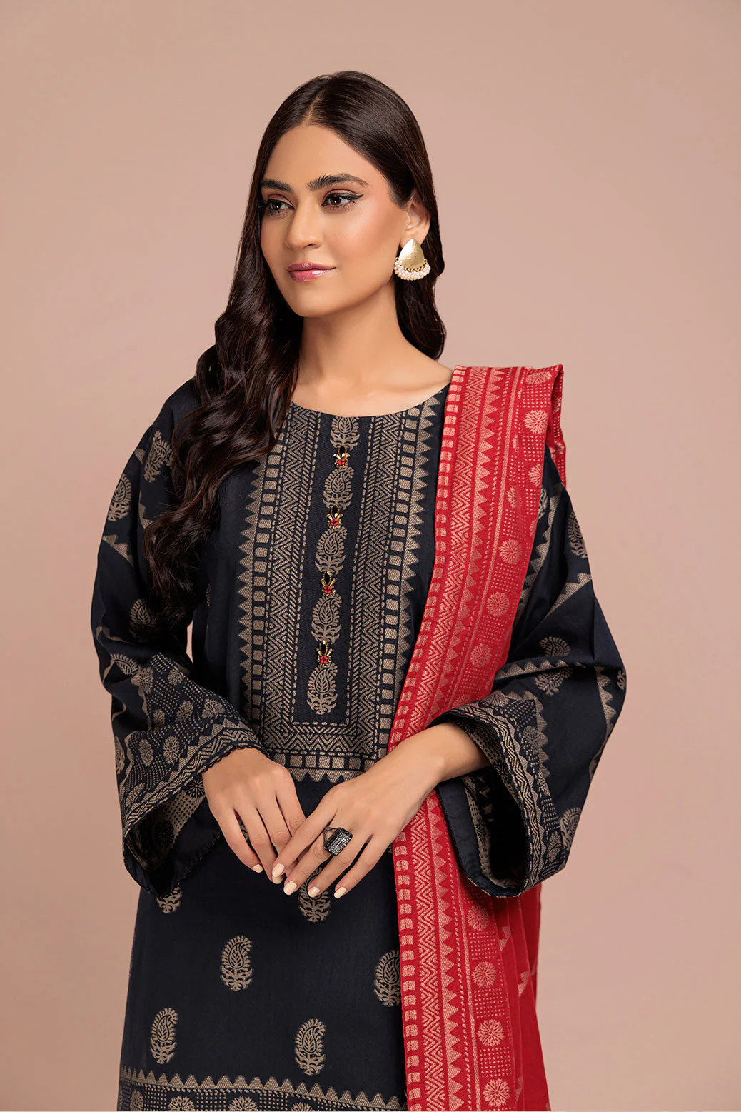 BLACK-JACQUARD-3 PIECE (RBN233P27A) - Image 3