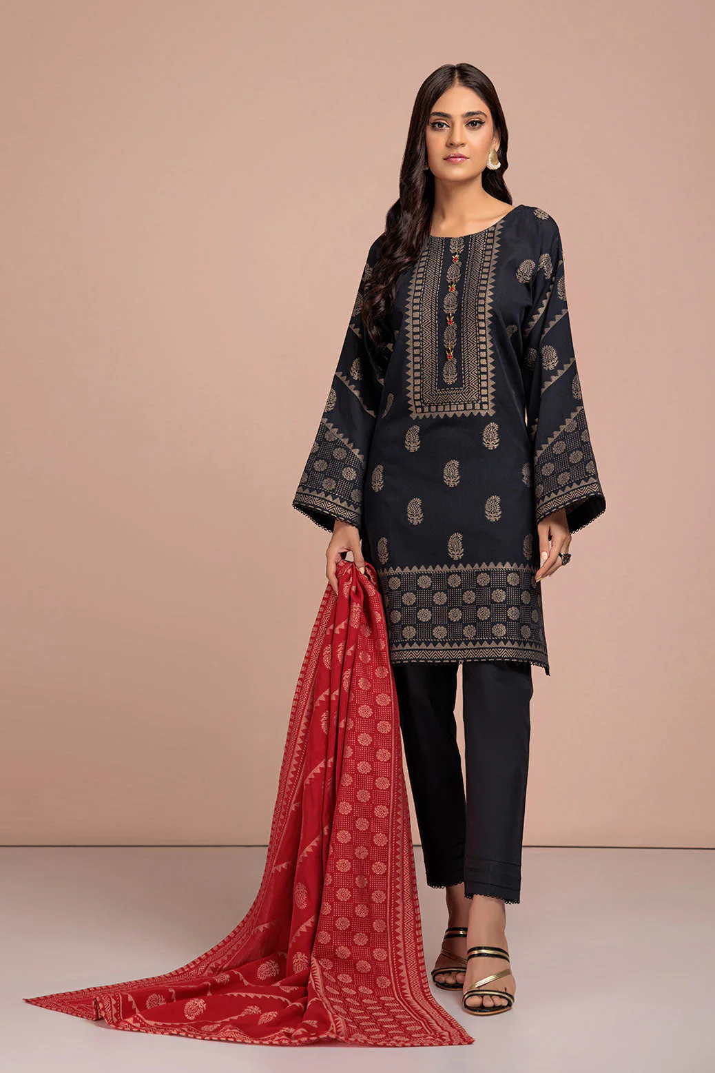 BLACK-JACQUARD-3 PIECE (RBN233P27A) - Image 4