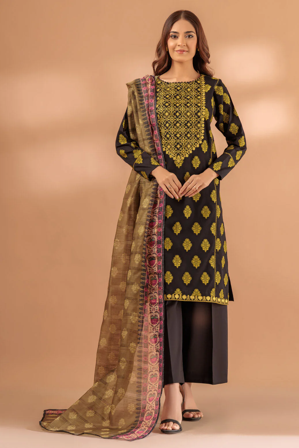 BLACK-JACQUARD-3 PIECE (SS2243P23) - Image 3