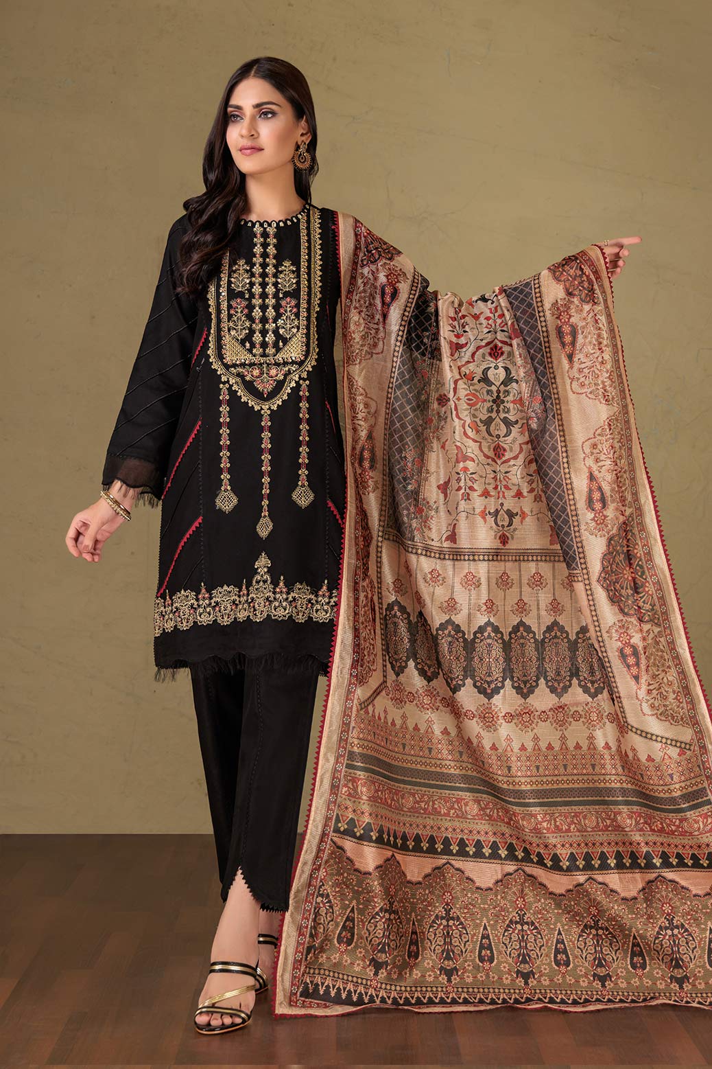 BLACK-KARANDI-3 PIECE (HV2R223P07) - Image 3