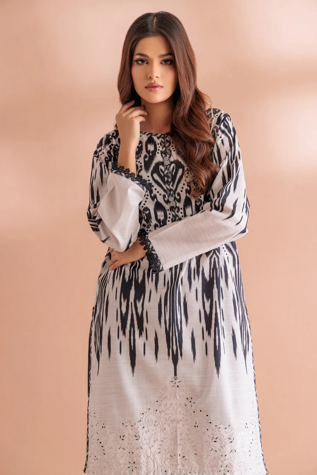 BLACK-KHADDAR-2 PIECE (WS2232P04) - Image 2