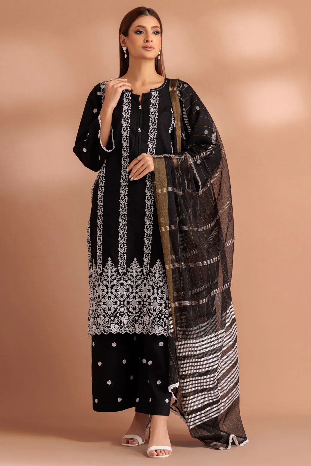 BLACK-KHADDAR-3 PIECE (WS1233P15) - Image 4