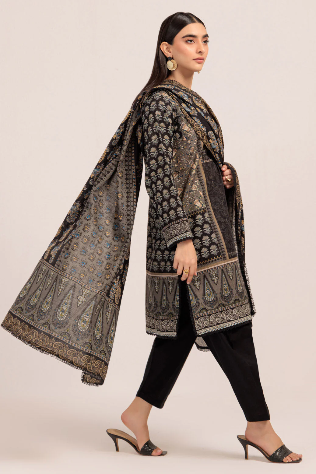 BLACK-KHADDAR-3 PIECE (WS2243P20) - Image 3
