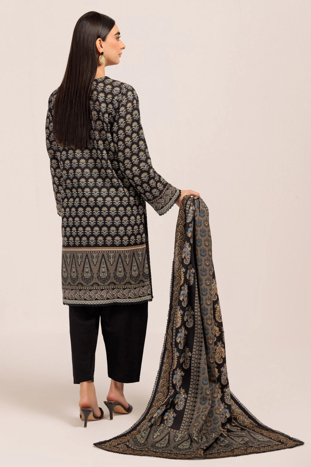 BLACK-KHADDAR-3 PIECE (WS2243P20) - Image 5