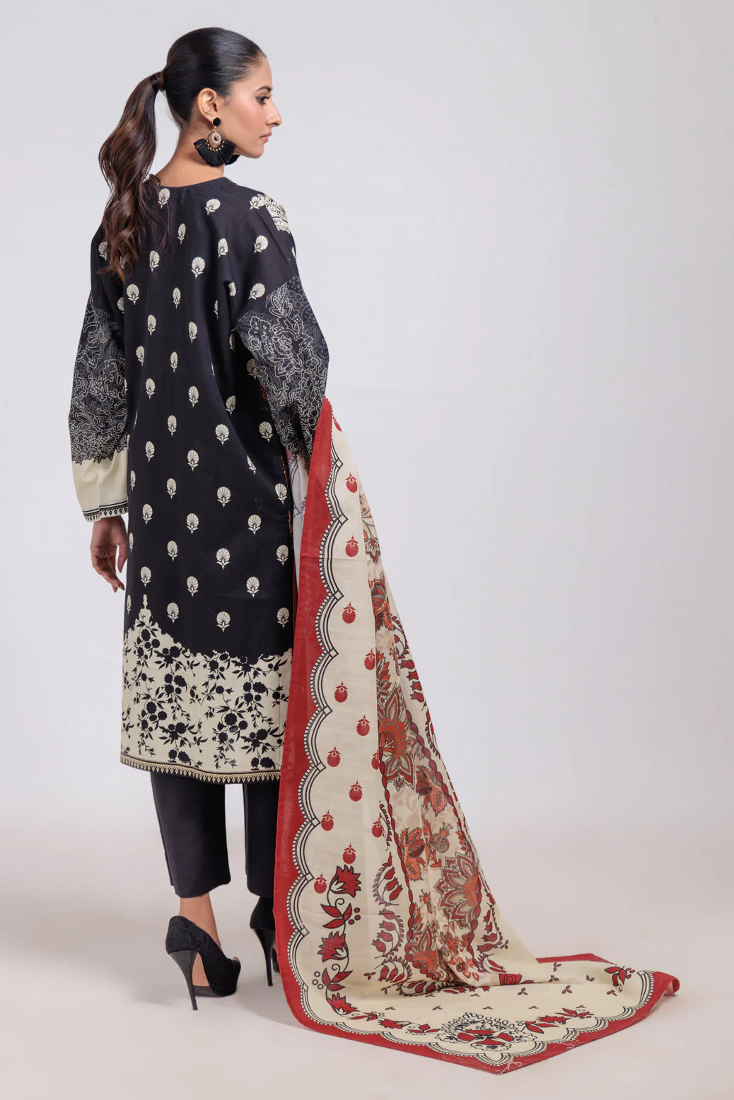 BLACK-KHADDAR-3 PIECE (WS7243P25) - Image 5