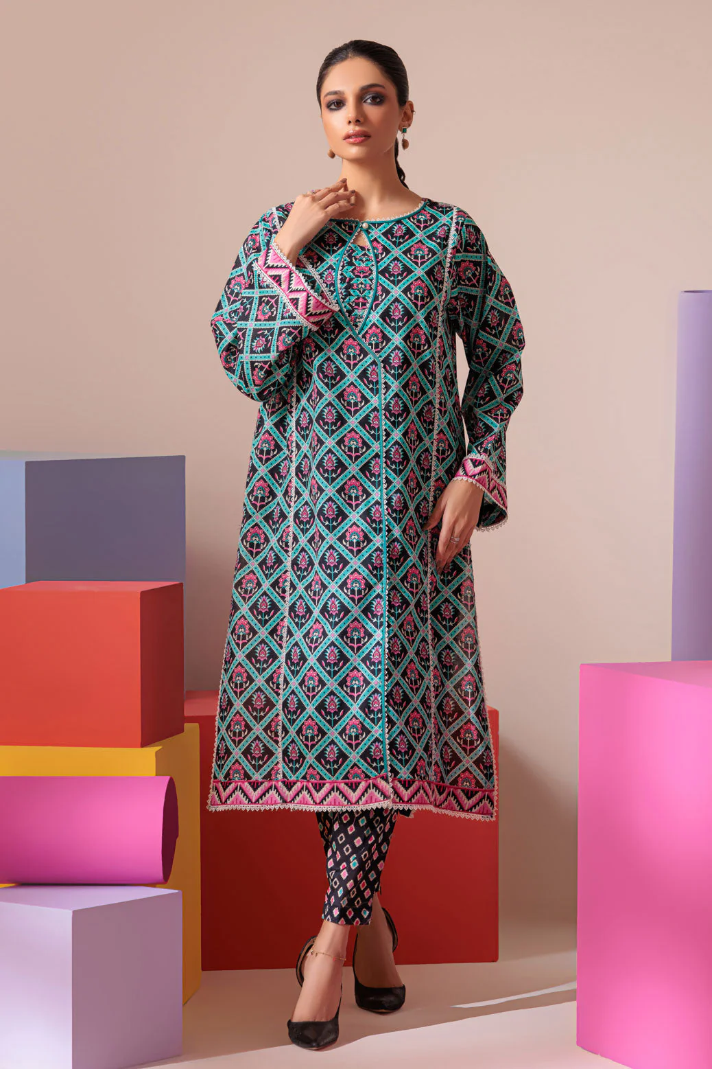 BLACK-LAWN-2 PIECE (SSS232P14) - Image 3
