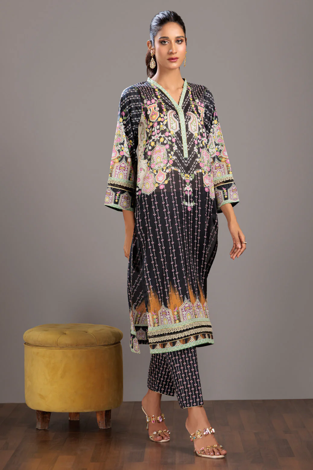 BLACK-LAWN-2 PIECE (SSS232P16) - Image 2