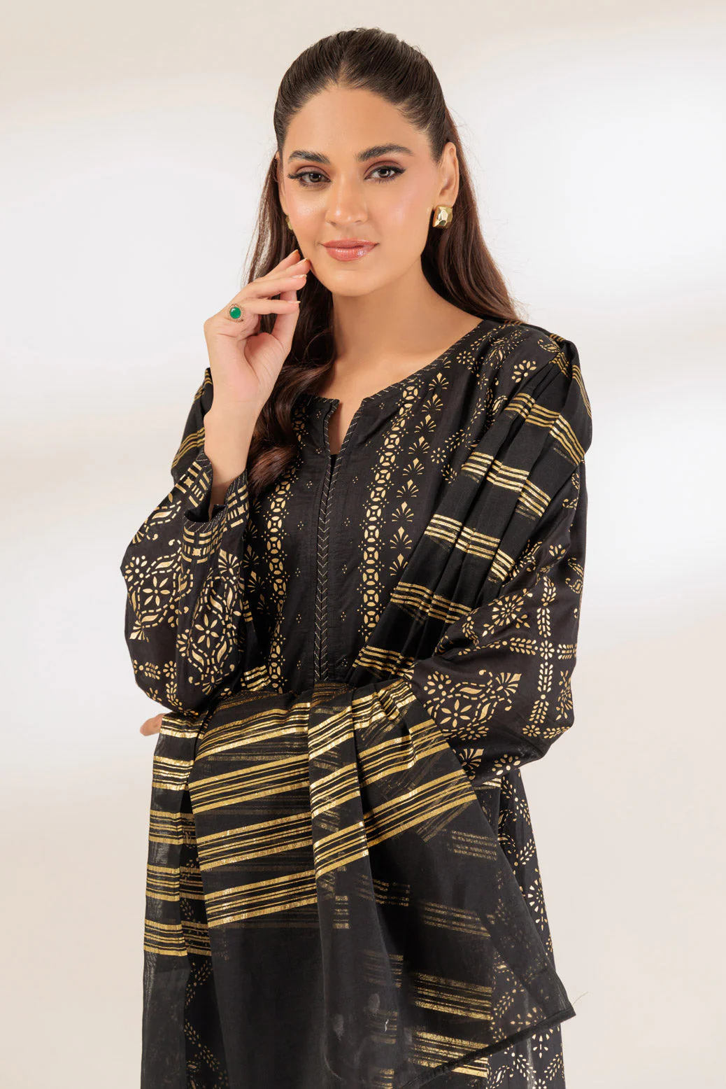 BLACK-VISCOSE-3 PIECE (BPS5243P42) - Image 3