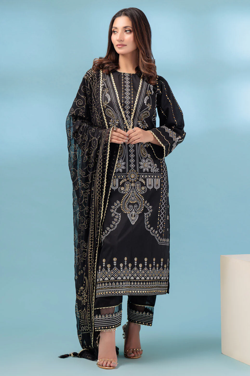 BLACK-VISCOSE-3 PIECE (BSHS233P02) - Image 4