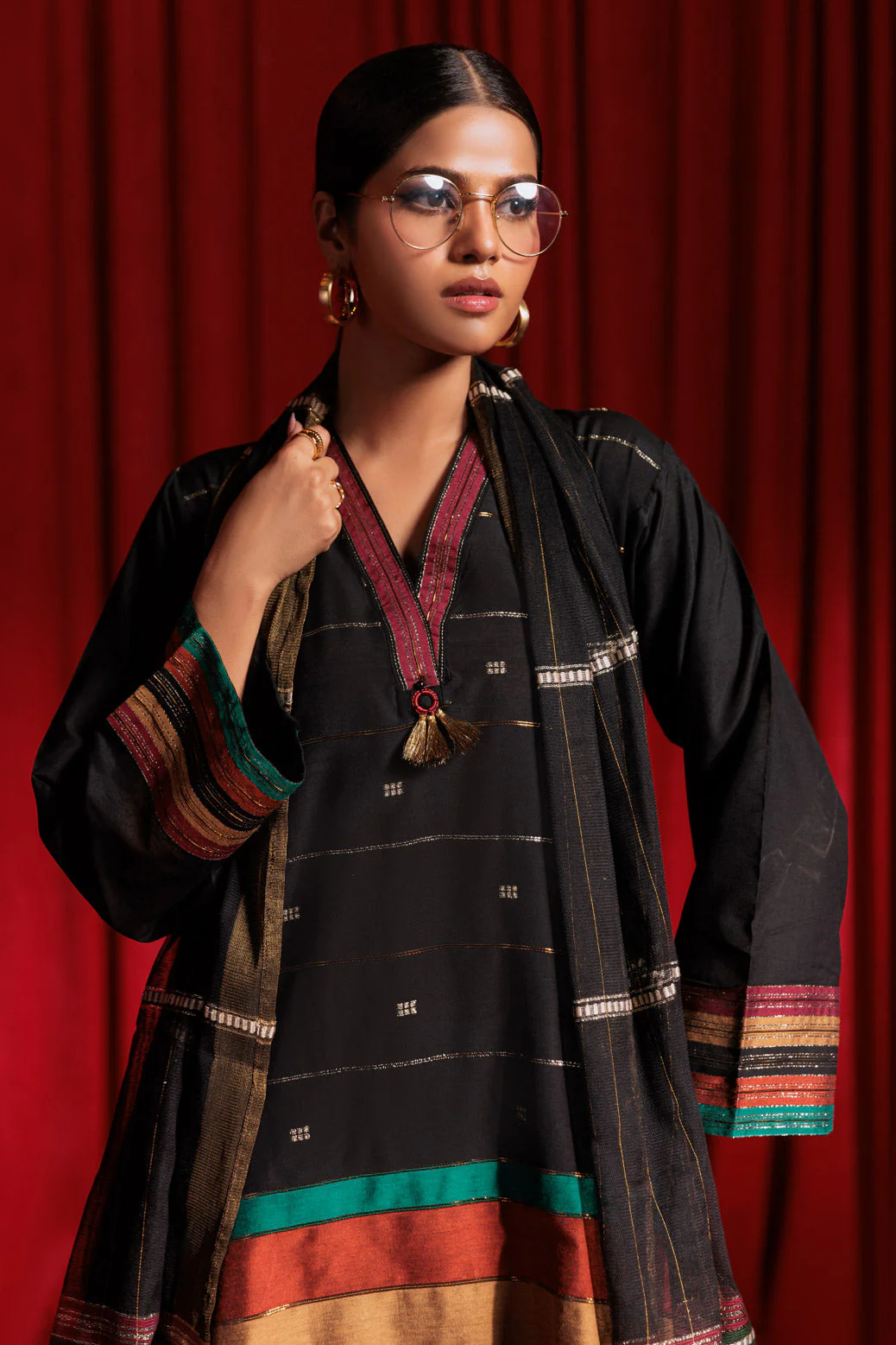 BLACK-YARN-3 PIECE (WS5243P01) - Image 2
