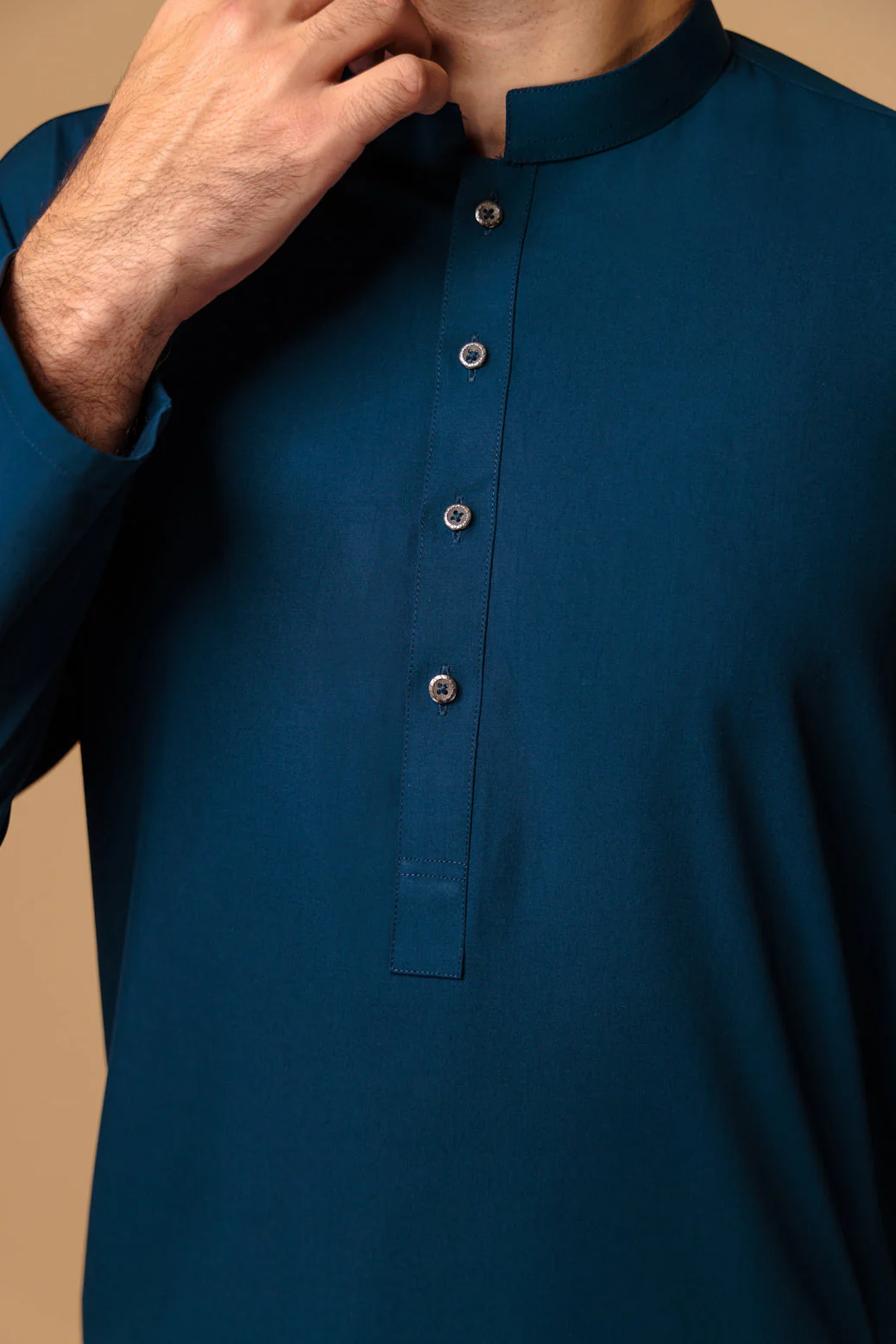 BLENDED-KURTA PAJAMA TROUSER (KSS23-031) - Image 4