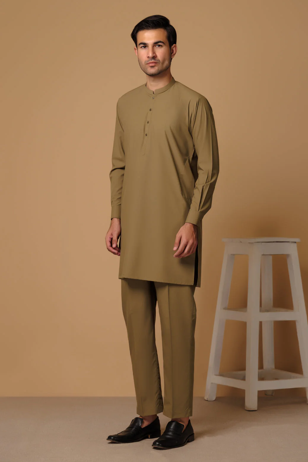 BLENDED-KURTA PAJAMA TROUSER (KSS23-042) - Image 3