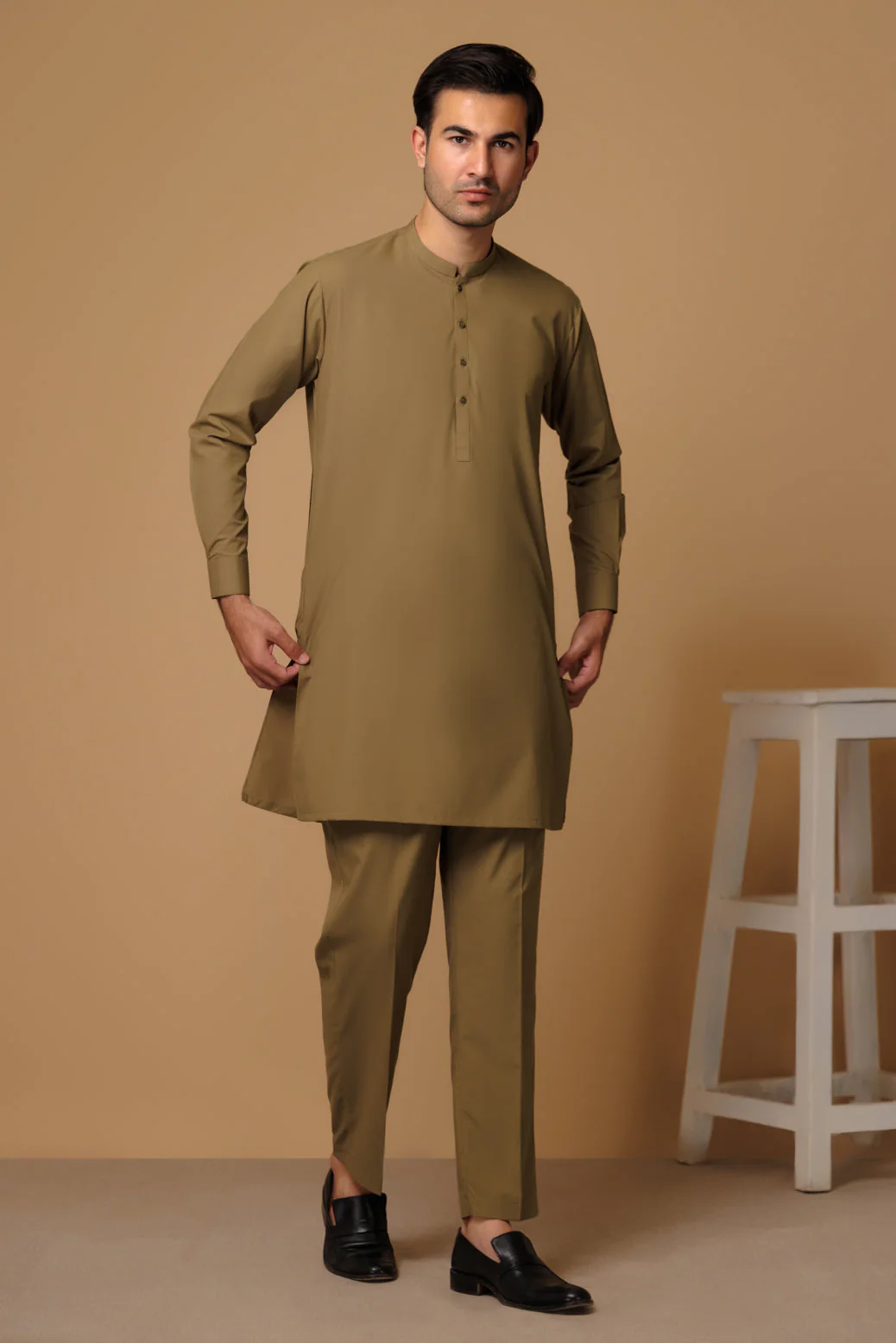 BLENDED-KURTA PAJAMA TROUSER (KSS23-042) - Image 4