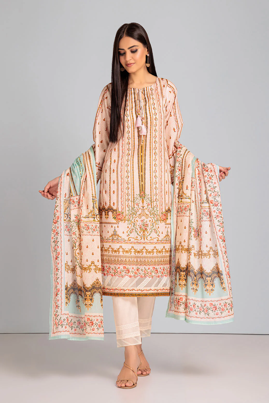 BLOOMING BANQUET - 2 PC (SSO232P34) - Image 3