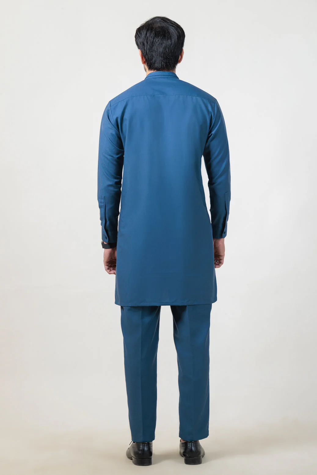 BLUE-BLENDED-KURTA TROUSER - (KSW24-019) - Image 4