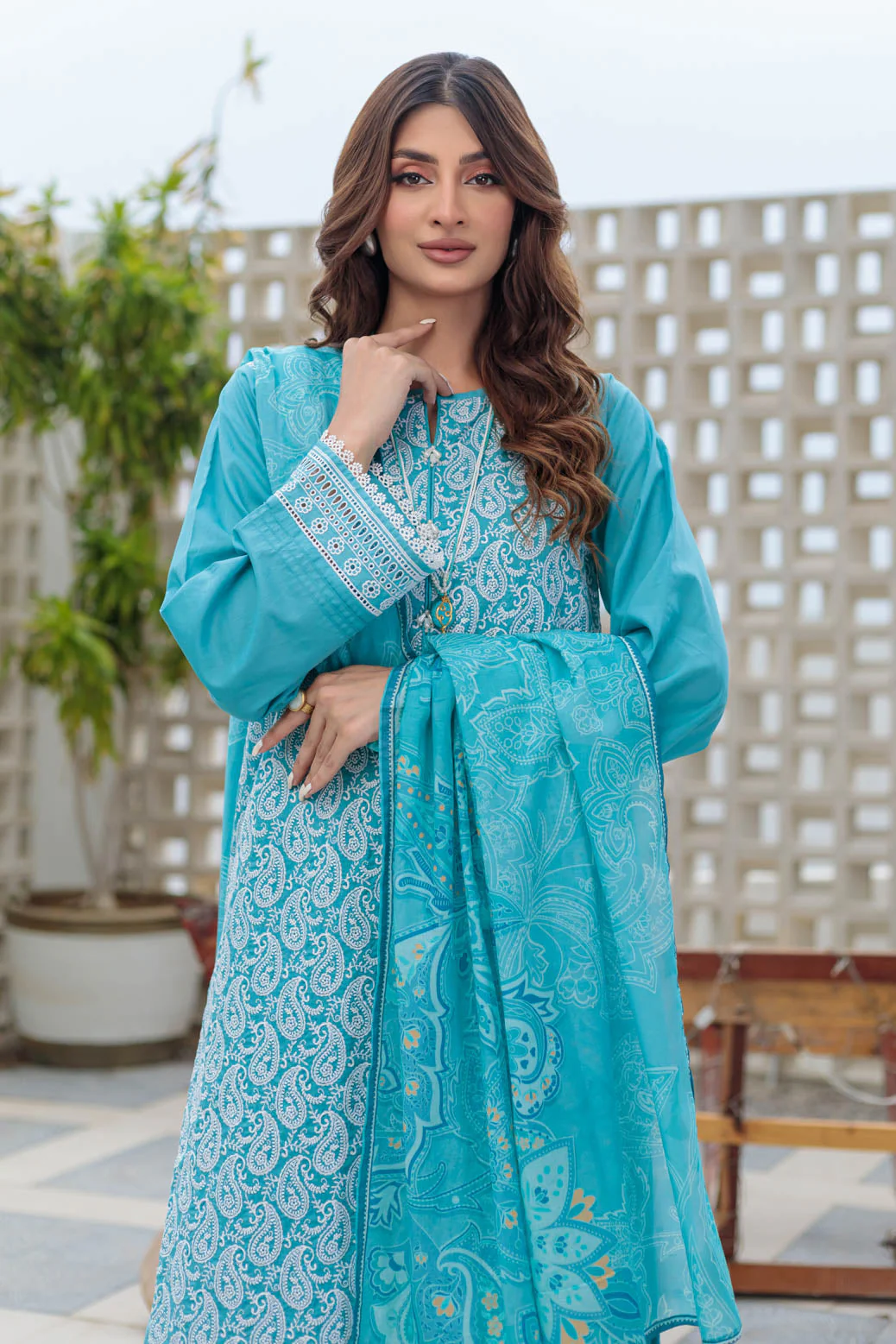 BLUE-CAMBRIC-3 PIECE (2S24K3P181) - Image 3
